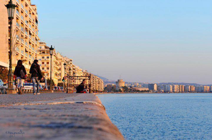 Blue City Center Boutique Apartment Tesalonika Bagian luar foto